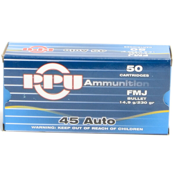 Prvi Ammo 45 ACP 230 Grain Total Metal Jacket (50) 10/Cs
