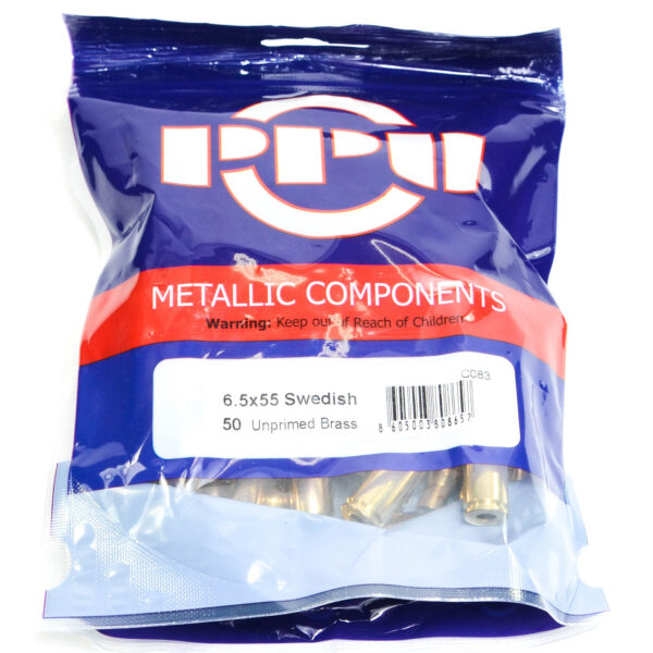 Prvi Partizian Unprimed Brass 6.5X55 Mauser (50)