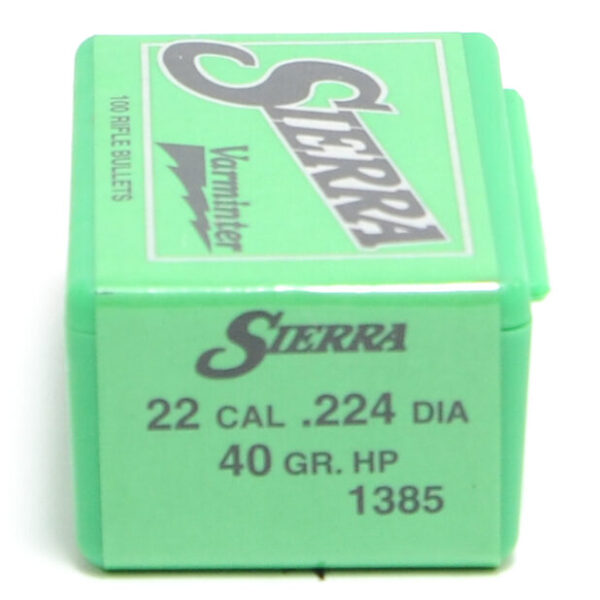 Sierra .224 / 22 40 Grain Hollow Point Varminter (100)