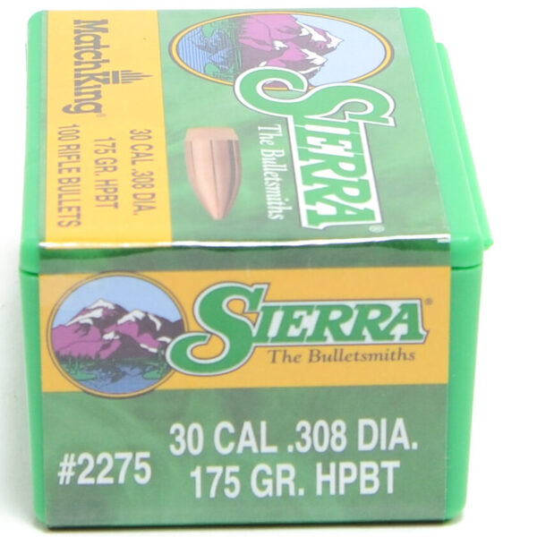 Sierra .308 / 30 175 Grain Hollow Point Boat Tail MatchKing (100)