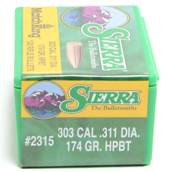 Sierra .311 / 303 174 Grain Hollow Point Boat Tail MatchKing (100)