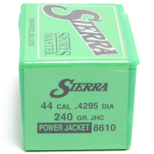 Sierra .4295 / 44 240 Grain Jacketed Hollow Cavity (100)