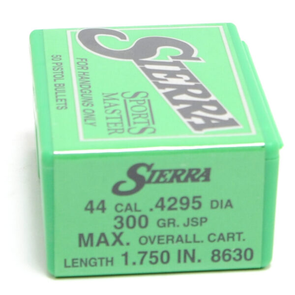 Sierra .4295 / 44 300 Grain Jacketed Soft Point (50)