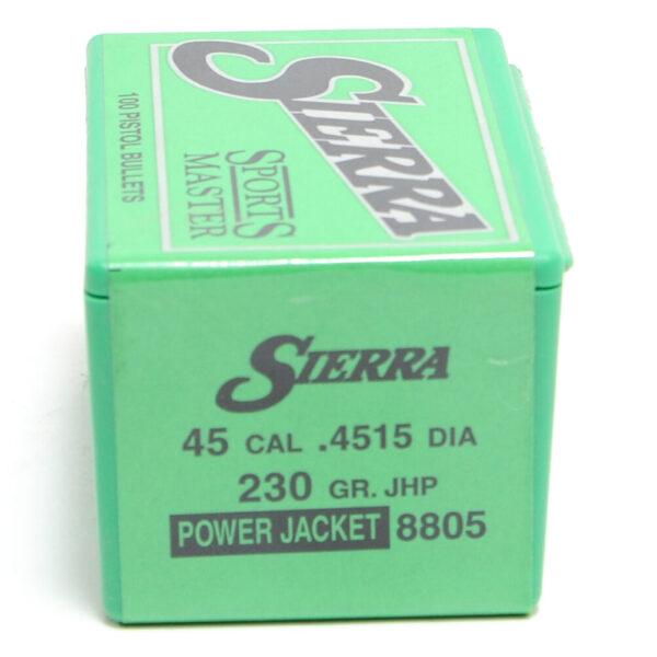 Sierra .4515 / 45 230 Grain Jacketed Hollow Point (100)