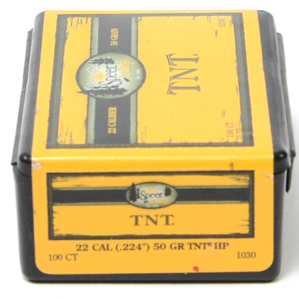 Speer .224 / 22 50 Grain Hollow Point TNT (100)