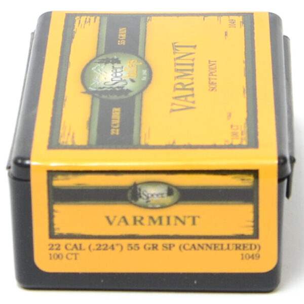 Speer .224 / 22 55 Grain Spitzer With Cannelure (100)