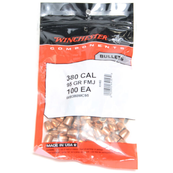 Winchester .356 / 380 95 Grain Full Metal Jacket (100)