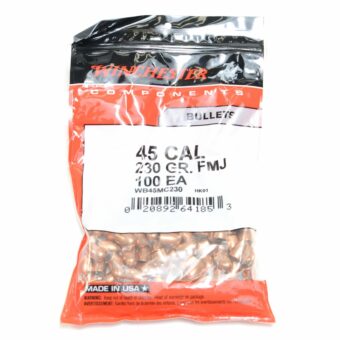 Winchester .451 / 45 230 Grain Full Metal Jacket (100)