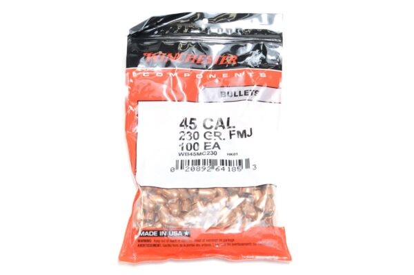 Winchester .451 / 45 230 Grain Full Metal Jacket (100)