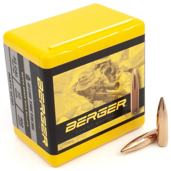 Berger .224 / 22 77 Grain Open Tip Match Tactical (100)