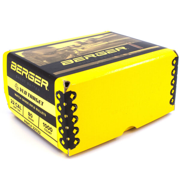 Berger .224 / 22 80 Grain Target Very Low Drag (1000)