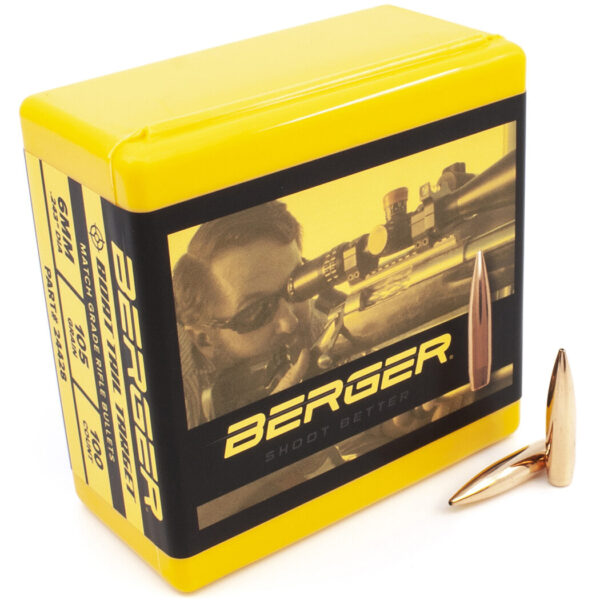 Berger .243 / 6mm 105 Grain Target Boat Tail (100)
