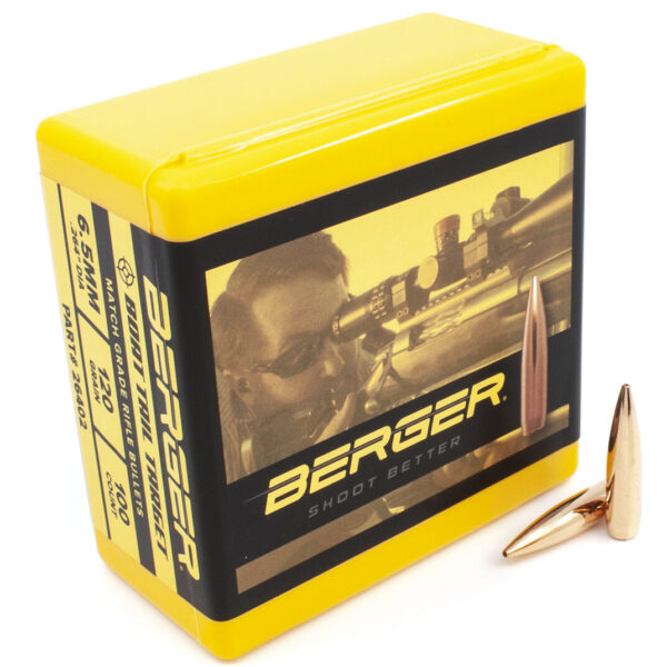 Berger .264 / 6.5mm 120 Grain Target Boat Tail (100)
