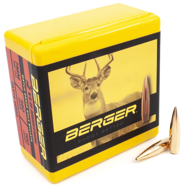 Berger .284 / 7mm 140 Grain Hunting Very Low Drag (100)