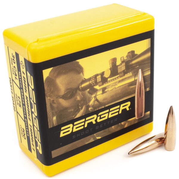 Berger .308 / 30 175 Grain Target Boat Tail Long Range (100)