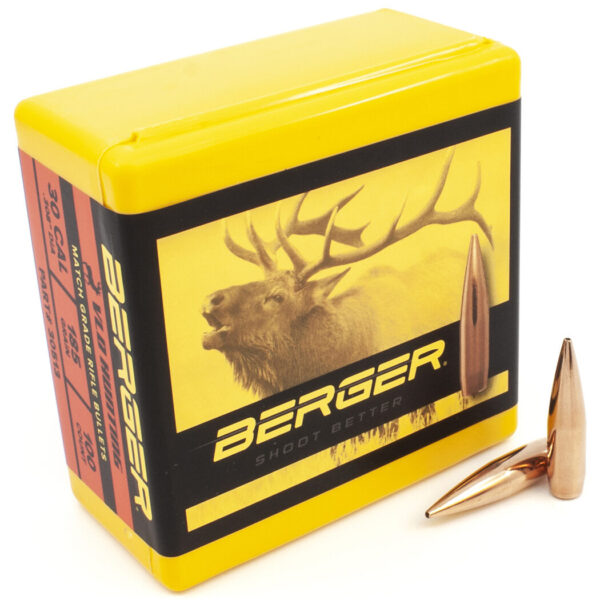 Berger .308 / 30 185 Grain Hunting Very Low Drag (100)