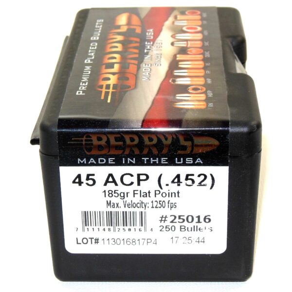 Berrys .452 / 45 185 Grain Flat Point (250)