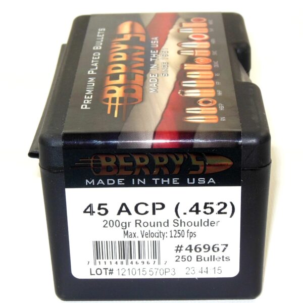 Berrys .452 / 45 200 Grain Round Shoulder (250)