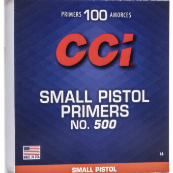 CCI #500 Small Pistol Primers (1000)