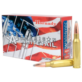 Hornady American Whitetail Ammunition 7mm-08 Remington 139 Grain InterLock Spire Point Box of 20