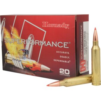 Hornady Superformance Ammunition 7mm Remington Magnum 139 Grain SST Polymer Tipped Box of 20