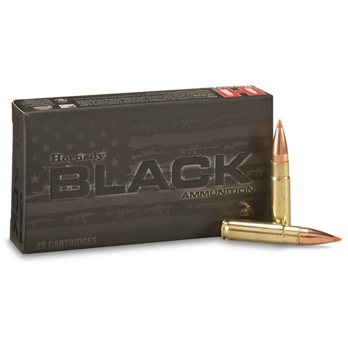 Hornady Ammo 300 Blackout 110 Grain V-MAX Black (20)