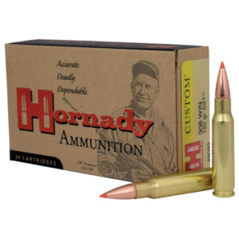 Hornady Custom Ammunition 308 Winchester 150 Grain SST Polymer Tipped Box of 20
