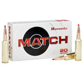 Hornady Match Ammunition 6.5 PRC 147 Grain ELD Match Polymer Tipped Box of 20