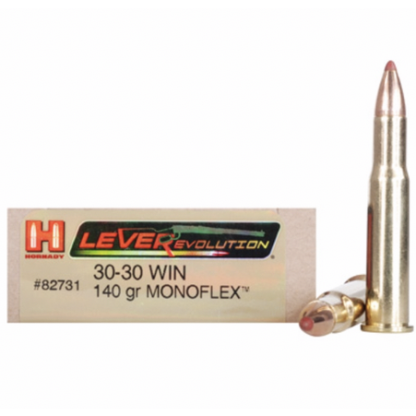 Hornady Ammo 30-30 Win 150 Grain GMX (MonoFlex) LEVERevolution