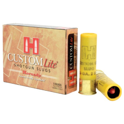 Hornady Custom Lite Ammunition 20 Gauge 2-3/4" Slug 250 gr Sabot Slug Box of 5