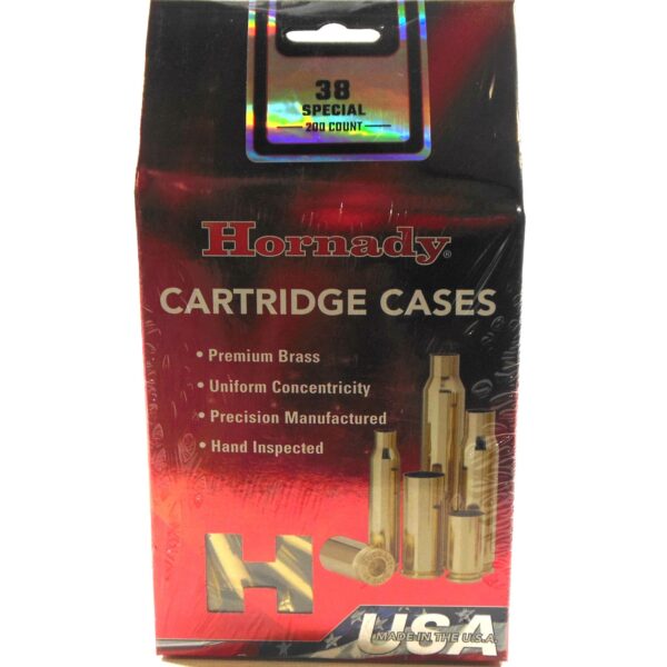Hornady Brass Unprimed 38 Special (200) 5/Cs