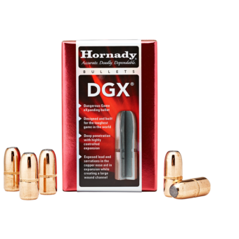 Hornady DGX Bonded Bullets 0.51 (50 Caliber) 570 Grain Flat Nose Expanding Box of 50