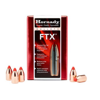 Hornady FTX Bullets 0.5 (500 S&W Magnum) 300 Grain Polymer Tipped Box of 50