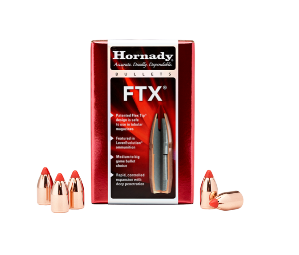 Hornady FTX Bullets 0.5 (500 S&W Magnum) 300 Grain Polymer Tipped Box of 50