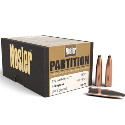 Nosler .277 / 6.8mm 160 Grain Ssp Partition (50)