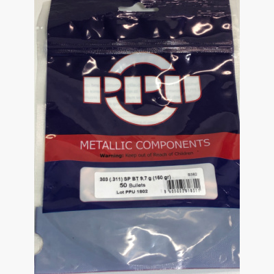 Prvi .311 / 303 Cal 150 Grain Soft Point Boat Tail (50)