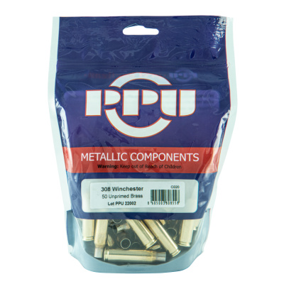 Prvi Partizian Brass 308 Winchester Box of 50