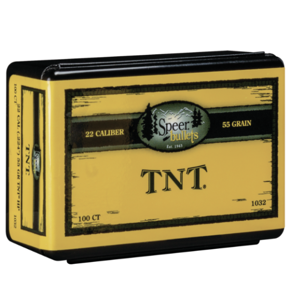 Speer .224 / 22 55 Grain Hollow Point TNT (100)