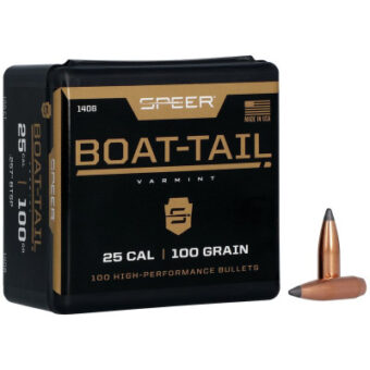 Speer Bullets 0.257 (25 Caliber) 100 Grain Boat Tail Spire Point Box of 100