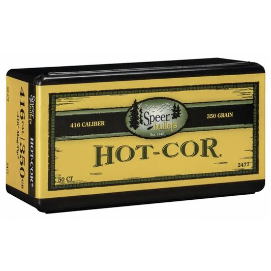 Speer .416 / 416 350 Grain Magnum Tip Soft Point HOT-COR (50)