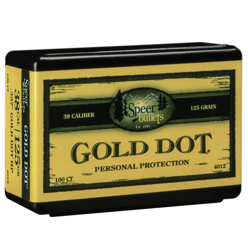 Speer .357 / 38 125 Grain Gold Dot Hollow Point (100)