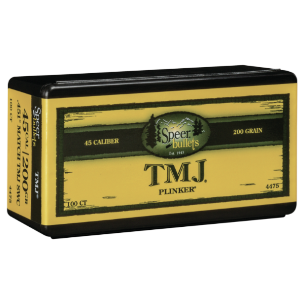 Speer .451 / 45 200 Grain Total Metal Jacket Match (100)
