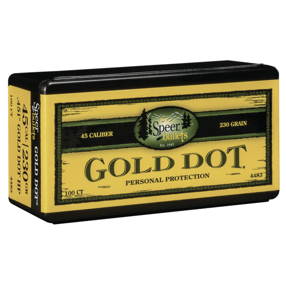 Speer .451 / 45 230 Grain Gold Dot Hollow Point (100)