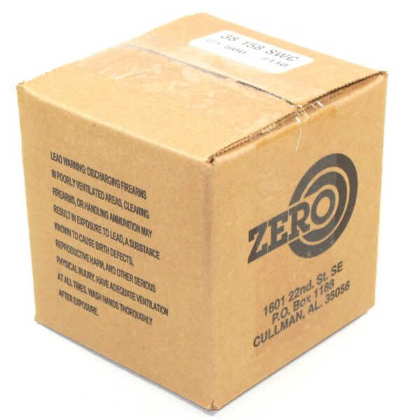 Zero 357 / 38 Special 158 Grain Semi-Wadcutter (500) Lead
