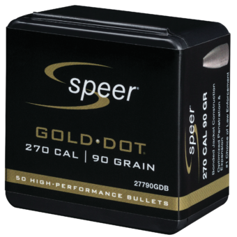 Speer .277 / 270 90 Gr Gold Dot Hollow Point (100)