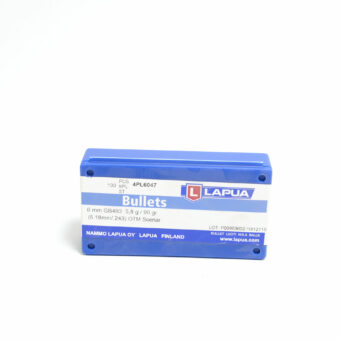 Lapua Bullets (.243 Diameter) 90 Grain Boat Tail Hollow Point Box of 100