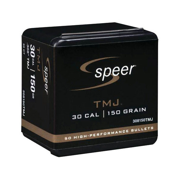 Speer TMJ Bullets 0.308 (30 Caliber, 7.62mm) 150 Grain Round Nose Box of 50