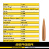 Berger Hybrid Target Bullets .284 Diameter (.284/ 7mm) 190 Grain Open Tip Match - Image 2