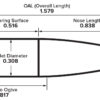 Berger Long Range Hybrid Target Bullets .308 Diameter (30 Caliber/7.62mm) 220 Grain Open Tip Match - Image 4