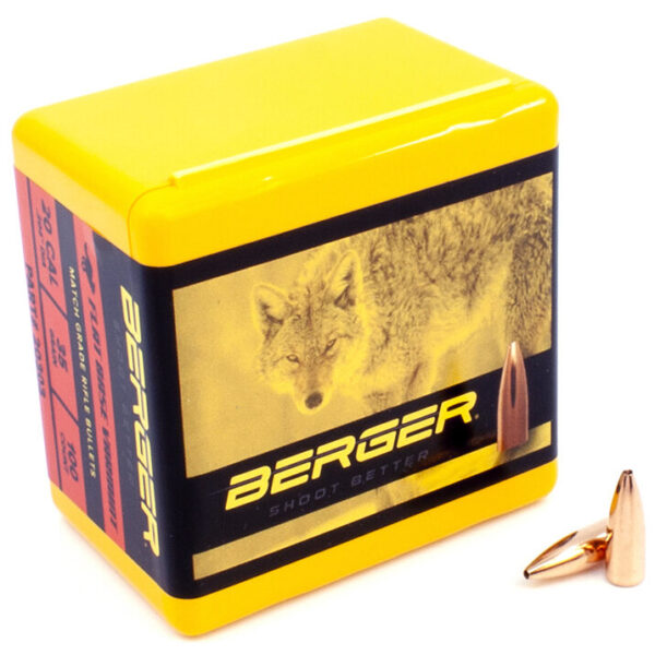 Berger .204 / 20 Cal 35 Grain Match Varmint Flat Base